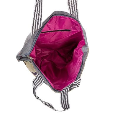 Женская пляжная тканевая сумка ETERNO (ЭТЕРНО) DET1804-11 Серый