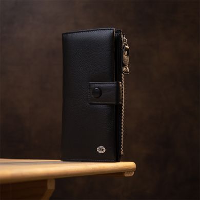 Класичний гаманець-клатч ST Leather 19373 Чорний