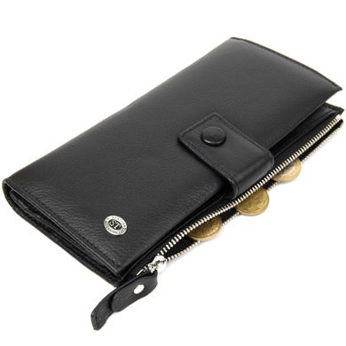 Класичний гаманець-клатч ST Leather 19373 Чорний