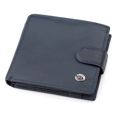 Мужской кошелек ST Leather 18341 (ST138) надежный Синий
