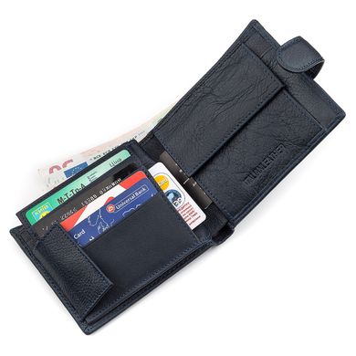 Чоловічий гаманець ST Leather 18341 (ST138) надійний Синій