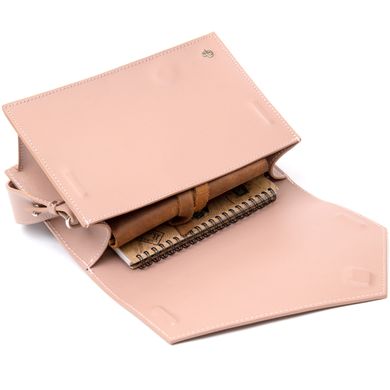 Женская сумка из натуральной кожи GRANDE PELLE 11435 Розовый