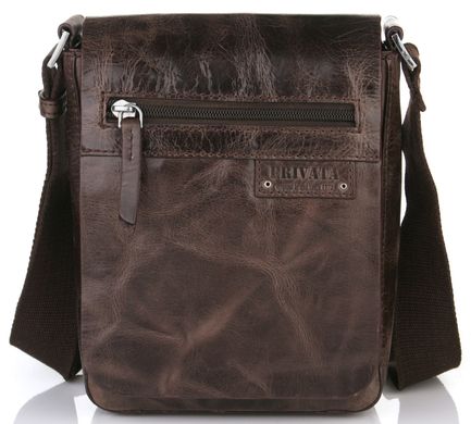 Добротная кожаная сумка для мужчин Privata 03400217-02, Коричневый