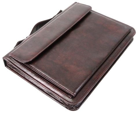 Чоловіча папка-портфель з еко шкіри Exclusive 711200 коричнева