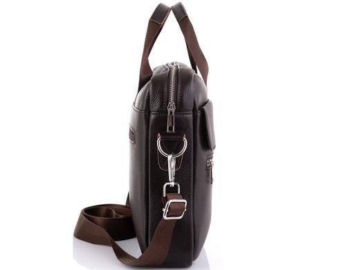 Сумка для ноутбука кожаная мужская Tiding Bag A25-1127C Коричневый