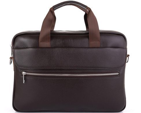 Сумка для ноутбука кожаная мужская Tiding Bag A25-1127C Коричневый