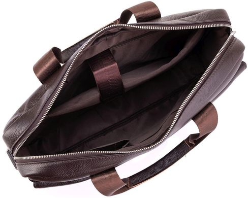 Сумка для ноутбука кожаная мужская Tiding Bag A25-1127C Коричневый