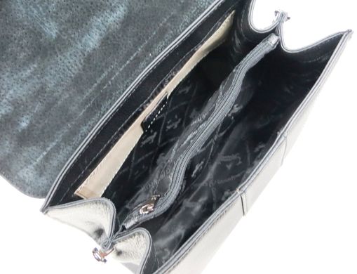 Женская кожаная сумка на одной ручке Giorgio Ferretti черная