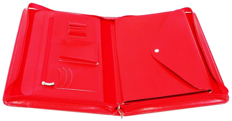 Женская деловая папка из эко кожи AMO SSBW06 красный