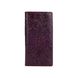 Темно фиолетовый кожаный бумажник на 14 карт, коллекция "Mehendi Art"