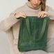 Натуральна шкіряна жіноча сумка шопер Бетсі зелена Blanknote BN-BAG-10-iz