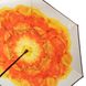 Зонт-трость обратного сложения механический женский ART RAIN (АРТ РЕЙН) ZAR11989-7 Оранжевый