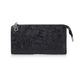 Зручний шкіряний гаманець на блискавці чорного кольору, колекція "Let's Go Travel"