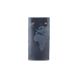 Красивая голубая кожаная ключница с креплением на карабине, коллекция "World Map"