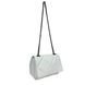 Стьобана жіноча м'яка сумочка на ланцюгу Firenze Italy F-IT-98106W Білий
