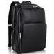 Чоловічий шкіряний рюкзак для ноутбука на два відділи Tiding Bag NM11-184A Чорний