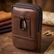 Сумка для мужчин на два отделения из натуральной кожи Vintage 22738 Коричневый