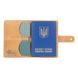 Кожаное портмоне для паспорта / ID документов HiArt PB-03S/1 Shabby Honey "Discoveries"