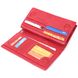 Яскравий гаманець-клатч для стильних жінок із натуральної шкіри ST Leather 22533 Червоний