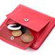 Шкіряний яскравий гаманець з монетницею ST Leather 19453 Червоний