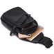 Стильная кожаная мужская сумка через плечо Vintage 20672 Черный