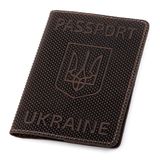 Обложка на паспорт Shvigel 13930 кожаная Коричневая фото