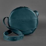 Круглая сумка-рюкзак maxi Малахит - зеленая Blanknote BN-BAG-30-malachite фото