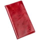 Бумажник женский вертикальный из кожи алькор SHVIGEL 16194 Красный фото
