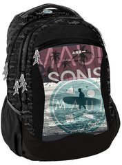 Молодежный городской рюкзак 25L Paso Maui and Sons черный