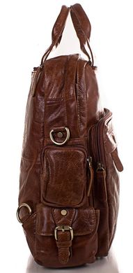Елітний шкіряний рюкзак коричневого кольору ETERNO ET2185-1, Коричневий