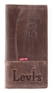 Современный кожаный кошелек Levi Strauss 13710, Коричневый