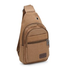 Чоловічий рюкзак через плече Monsen C1MY1872gl1-brown