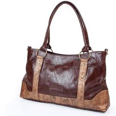 Женская кожаная сумка LASKARA (ЛАСКАРА) LK-DD211-choco Коричневый