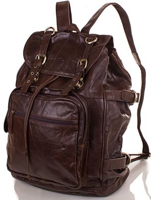 Элитный рюкзак из натуральной кожи ETERNO ET1015, Коричневый