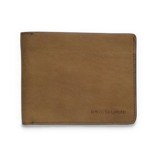 Мужской кошелек с монетницей из натуральной кожи Tony Perotti 21087_1 (3540 camel) Песочный