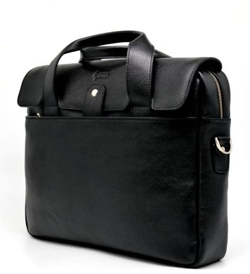 Крутая кожаная деловая сумка-портфель для ноутбука TA-1812-4lx от TARWA Черный