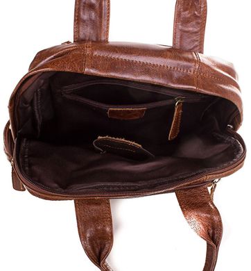 Елітний шкіряний рюкзак коричневого кольору ETERNO ET2185-1, Коричневий