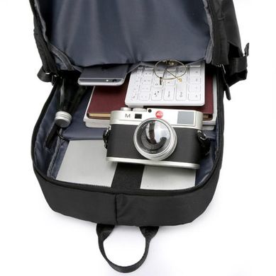 Черный рюкзак для ноутбука мягкий Tiding Bag BPT01-CV-X80082A Черный