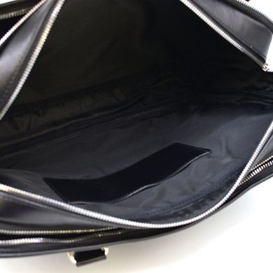 Ділова сумка-портфель з натуральної шкіри TA-4666-4lx TARWA Чорний