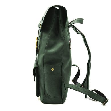 Рюкзак із натуральної шкіри RE-9001-4lx TARWA крейзі Зелений