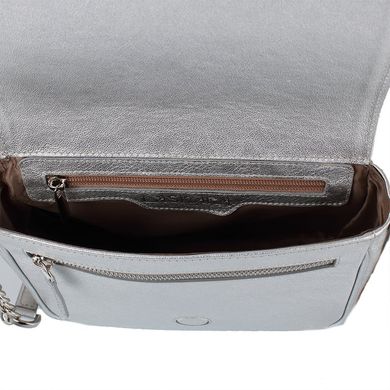 Женская кожаная сумка LASKARA (ЛАСКАРА) LK-DS262-silver Серый
