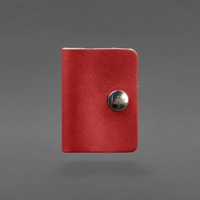 Натуральный кожаный холдер для наушников 2.0 Красный Blanknote BN-HN-2-red