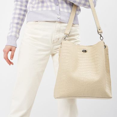 Жіноча шкіряна сумка Ricco Grande 1l981rep-beige