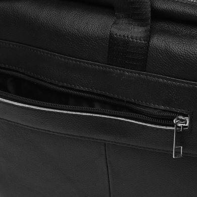Чоловіча шкіряна сумка Borsa Leather k11120a-black