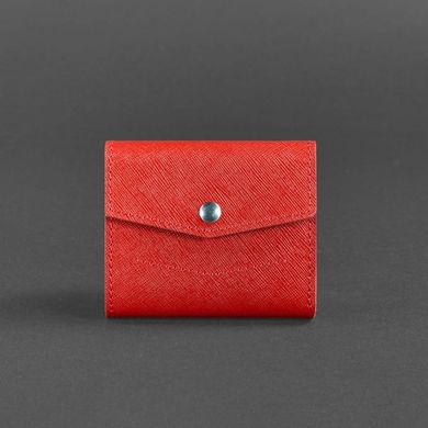 Женский кожаный кошелек 2.1 красный Saffiano Blanknote BN-W-2-1-bw-red