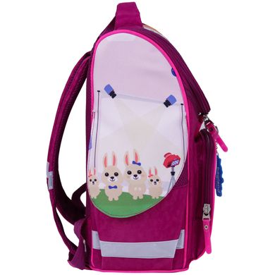 Рюкзак школьный каркасный с фонариками Bagland Успех 12 л. малиновый 434 (00551703) 80213771