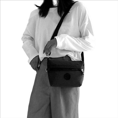 Маленька текстильна сумка через плече Confident WT-5058A Чорний