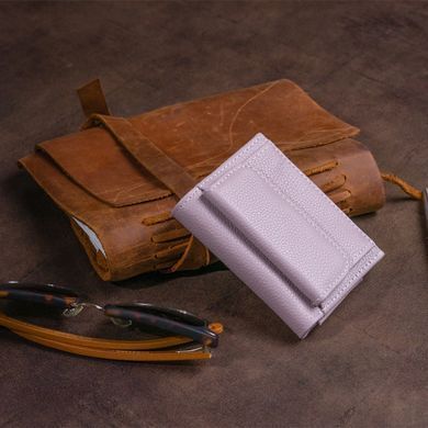 Маленькое портмоне из кожи женское ST Leather 19355 Лиловое