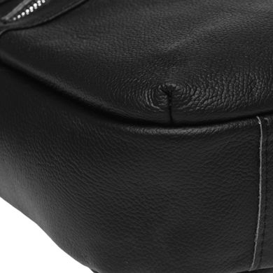 Мужская кожаная сумка Borsa Leather k11120a-black