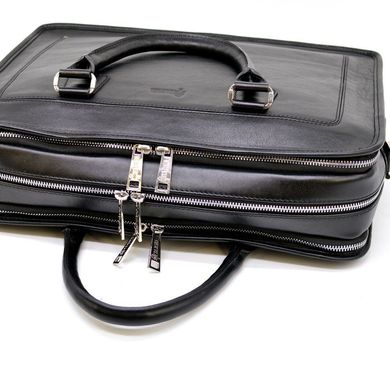 Деловая сумка-портфель из натуральной кожи TA-4666-4lx TARWA Черный